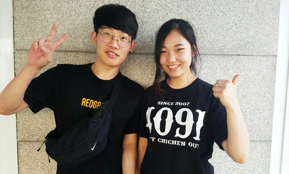 Cho Kyoung won＆Hyejin Choiペア