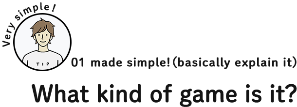 Very simple! 01 made simple! (basically explain it) What kind of game is it?