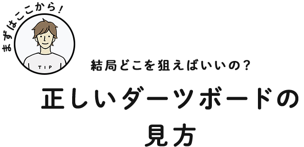 結局どこを狙えばいいの？ 正しいダーツボードの見方