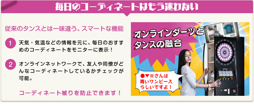 毎日のコーディネートはもう迷わない