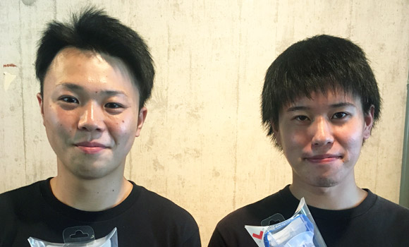 松岡 遼平＆山崎 恭兵ペア