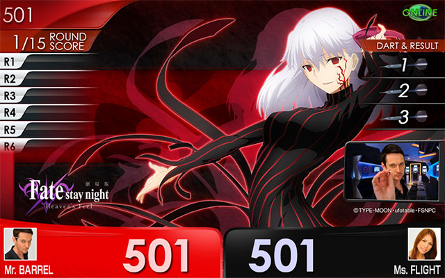 DARTSLIVE×劇場版「Fate/stay night[Heaven's Feel]」キャンペーン