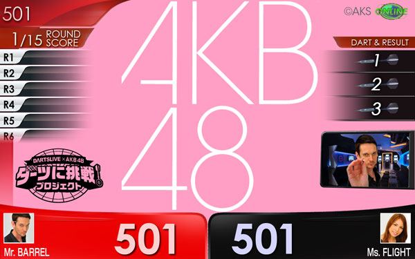 DARTSLIVE × AKB48 ダーツに挑戦！プロジェクト