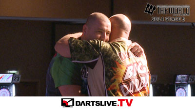 THE WORLD 2014 STAGE 5決勝戦を配信！【DARTSLIVE.TV】