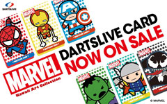 MARVEL DARTSLIVE CARDシリーズ第2弾が登場！