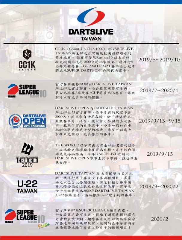 2019 DARTSLIVE TAIWAN