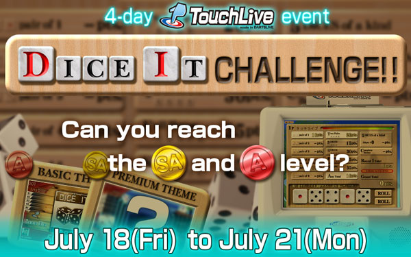 TouchLive DICE IT CHALLENGE