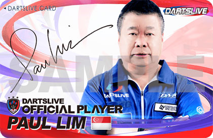 Paul Lim DARTSLIVE CARD