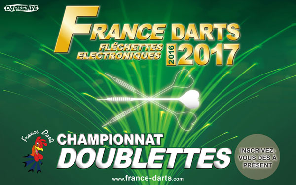 Début des inscriptions pour les doublettes France Darts