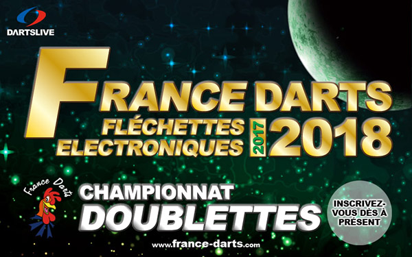 Inscriptions championnat Doublettes France Darts