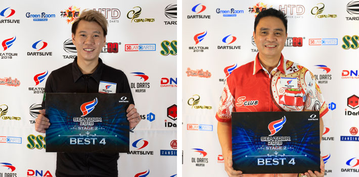 BEST 4　TERRY TAN JH (MALAYSIA), RONALD BRIONES (PHILIPPINES)