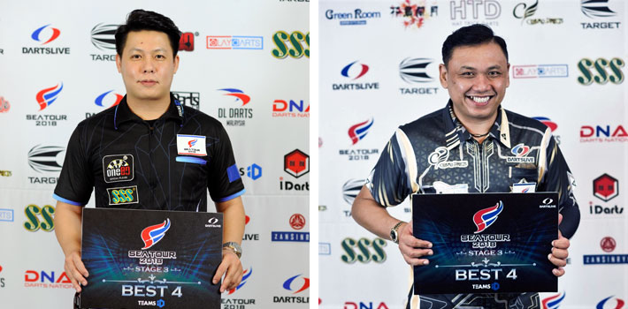 BEST 4　WILSON SIM KC (MALAYSIA), HARITH LIM (SINGAPORE)