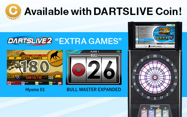 Available with DARTSLIVE Coins!