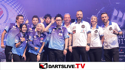 Now Showing - Great matches of SOFT DARTS WORLD CUP on【DARTSLIVE.TV】