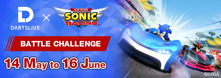 Play 『Team Sonic Racing』 BATTLE CHALLENGE and get THEMEs (Starting 14 May)