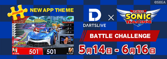 快來玩『Team Sonic Racing』 BATTLE CHALLENGE,獲取限定THEME!(~6月16日止)