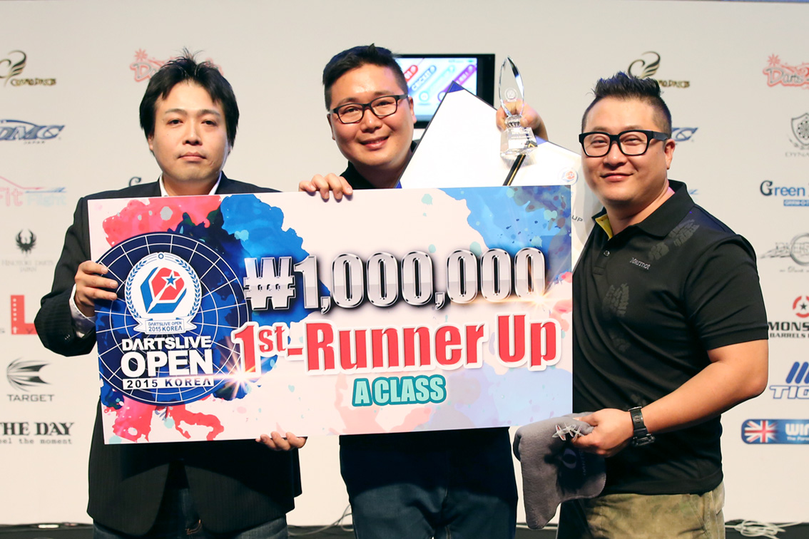 DARTSLIVE_OPEN_KOREA_2015_AClass_1stRunnerUp