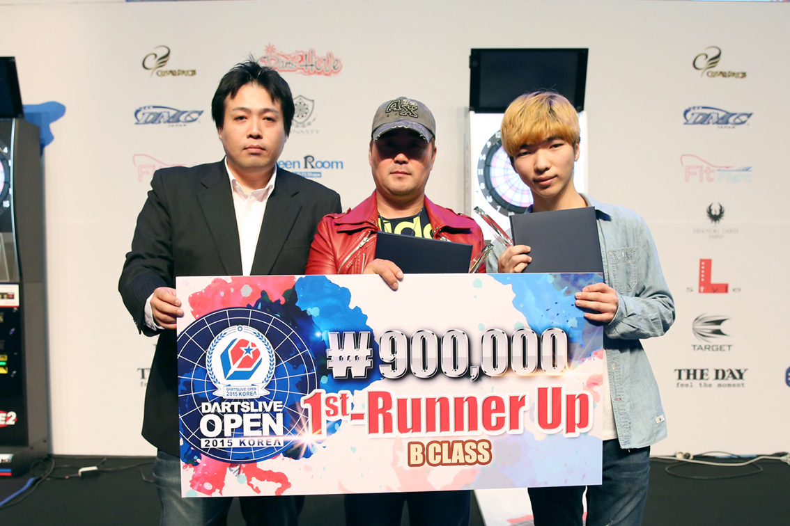 DARTSLIVE_OPEN_KOREA_2015_BClass_1stRunnerUp