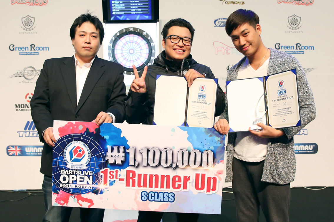 DARTSLIVE_OPEN_KOREA_2015_SClass_1stRunnerUp