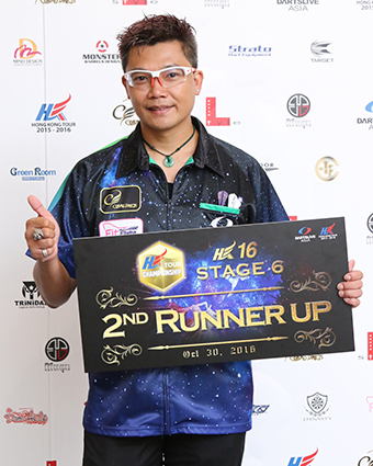 HONG KONG 16 STAGE 6季軍得主：ROYDEN LAM