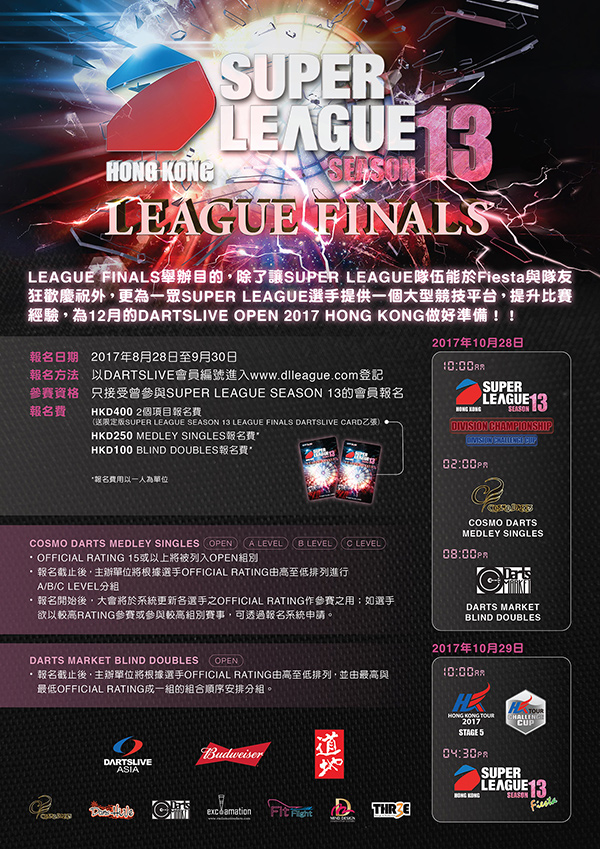 SUPER LEAGUE SEASON 13 LEAGUE FINALS POSTER