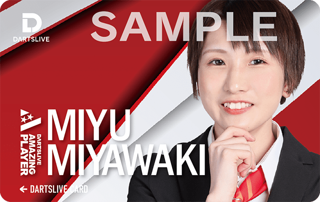 Miyu Miyawaki 宮脇 実由 DARTSLIVE CARD
