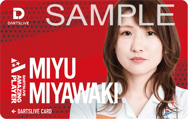 Miyu Miyawaki 宮脇 実由 DARTSLIVE CARD