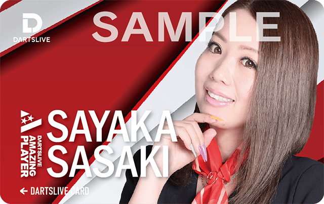 Sayaka Sasaki 佐々木 沙綾香 DARTSLIVE CARD