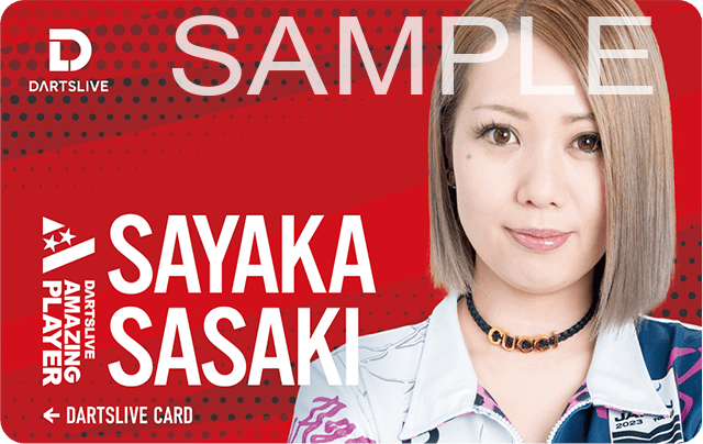 Sayaka Sasaki 佐々木 沙綾香 DARTSLIVE CARD