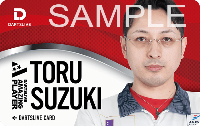 Toru Suzuki 鈴木 徹 DARTSLIVE CARD