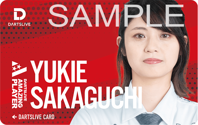 Yukie Sakaguchi 坂口 優希恵 DARTSLIVE CARD
