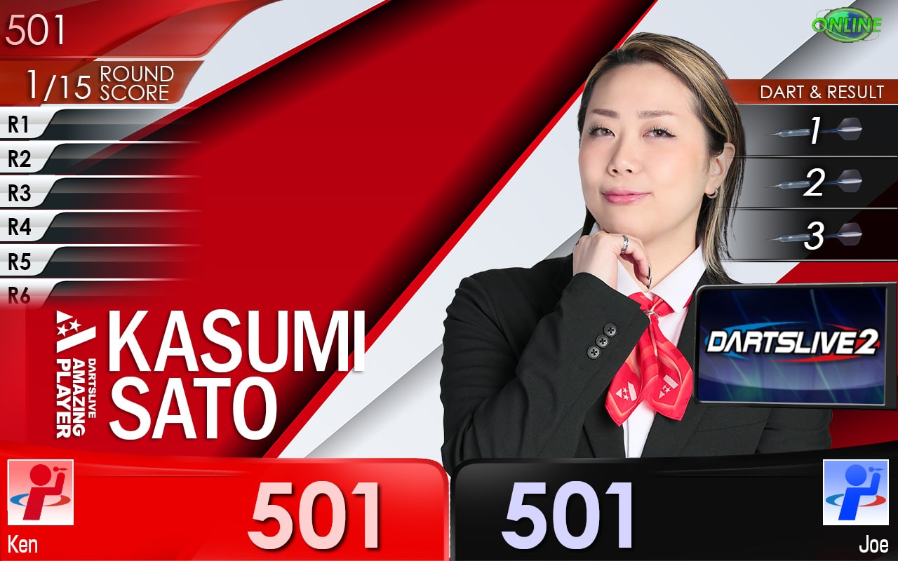 Kasumi Sato 佐藤 かす美 DARTSLIVE THEME