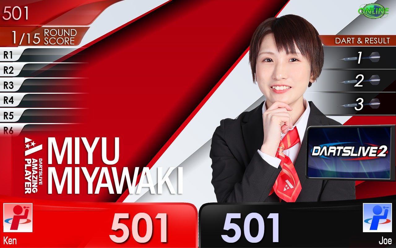 Miyu Miyawaki 宮脇 実由 DARTSLIVE THEME