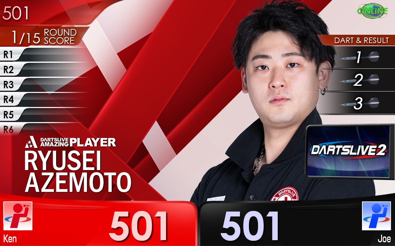Ryusei Azemoto 畦元 隆成 DARTSLIVE THEME
