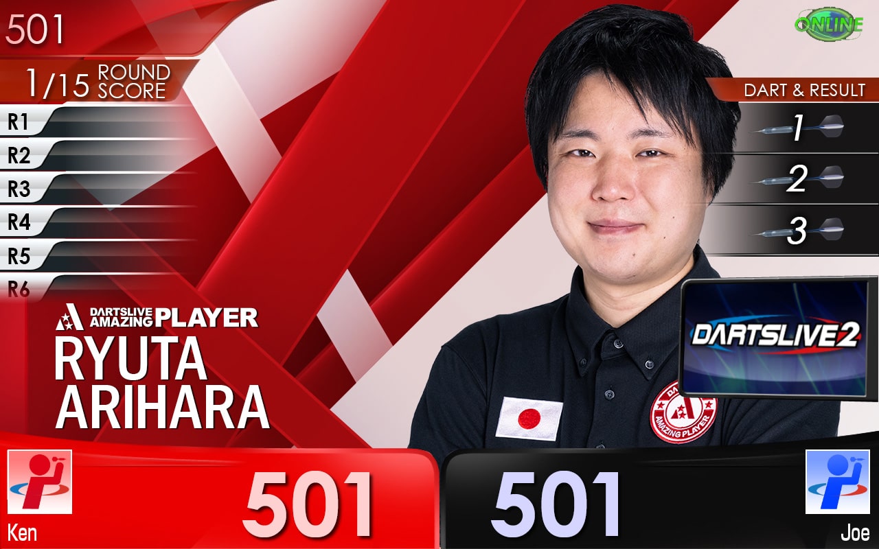 Ryuta Arihara 有原 竜太 DARTSLIVE THEME