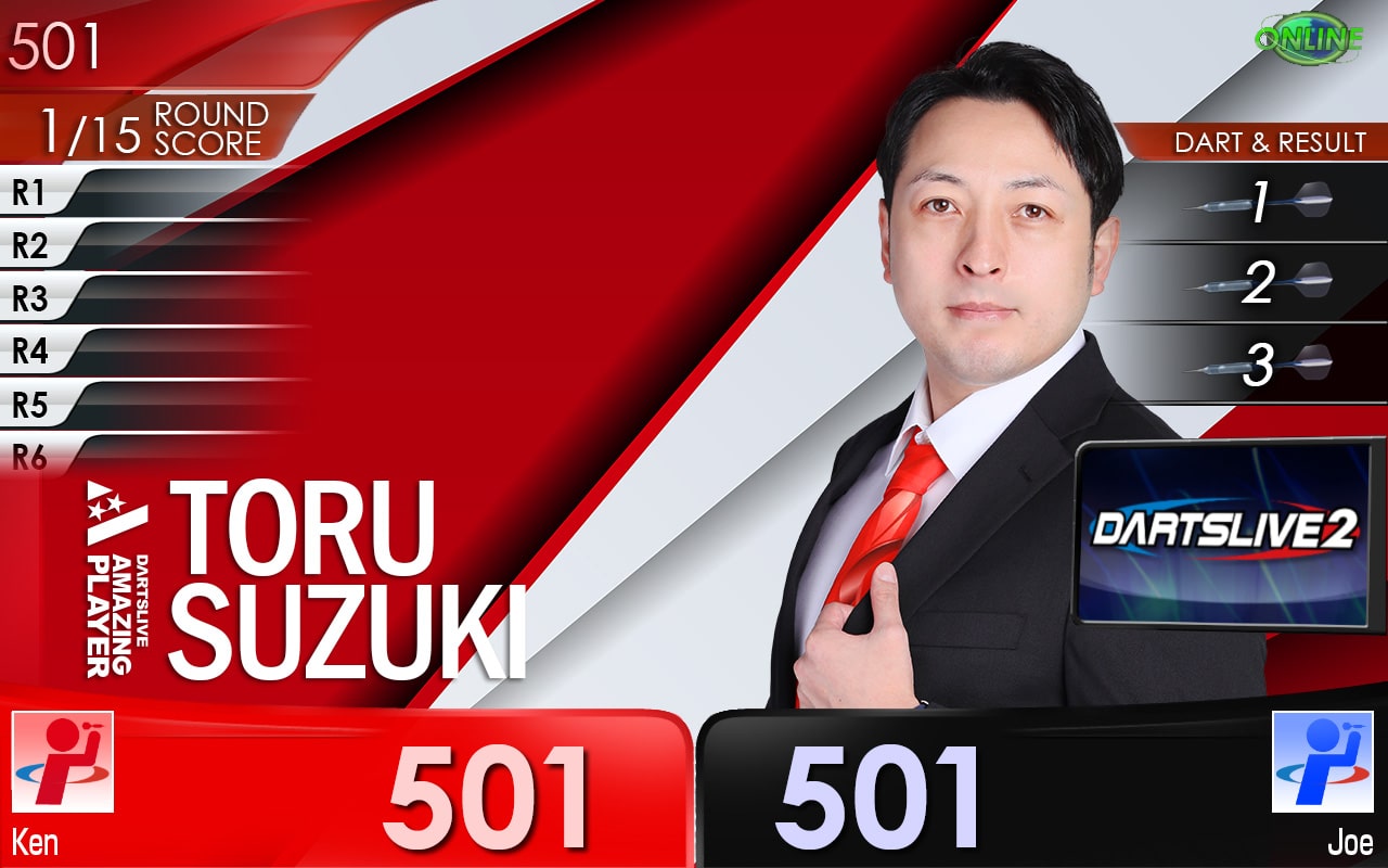 Toru Suzuki 鈴木 徹 DARTSLIVE THEME