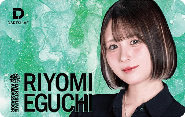 Riyomi Eguchi 江口 梨世美 DARTSLIVE CARD