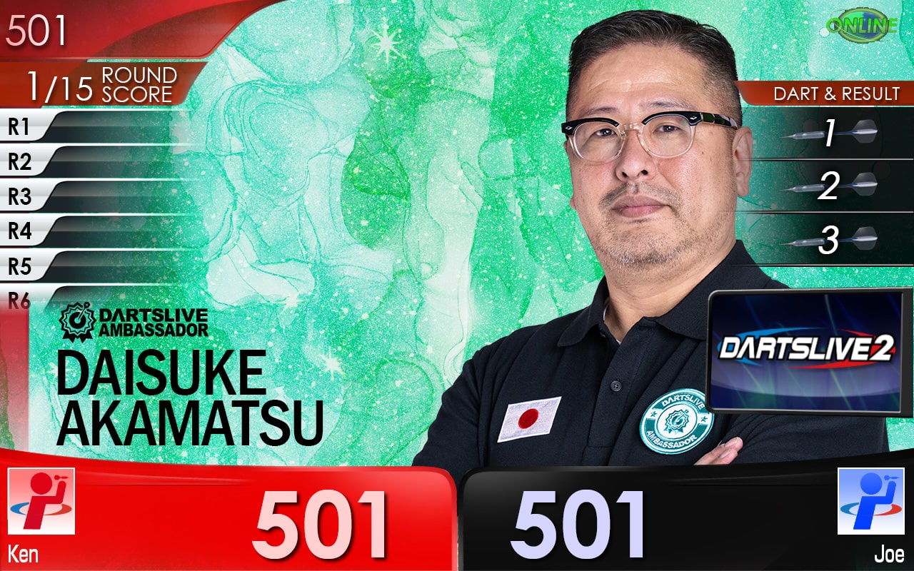 Daisuke Akamatsu 赤松 大輔 DARTSLIVE THEME