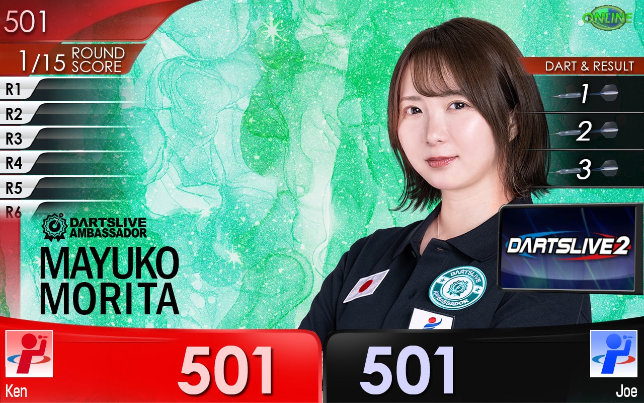 Mayuko Morita 森田 真結子 DARTSLIVE THEME