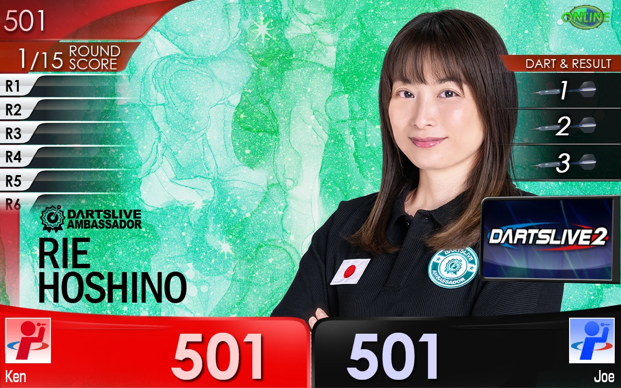 Rie Hoshino 星野 理絵 DARTSLIVE THEME