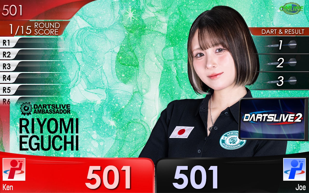 Riyomi Eguchi 江口 梨世美 DARTSLIVE THEME
