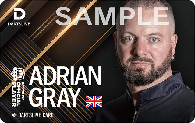 Adrian Gray DARTSLIVE CARD