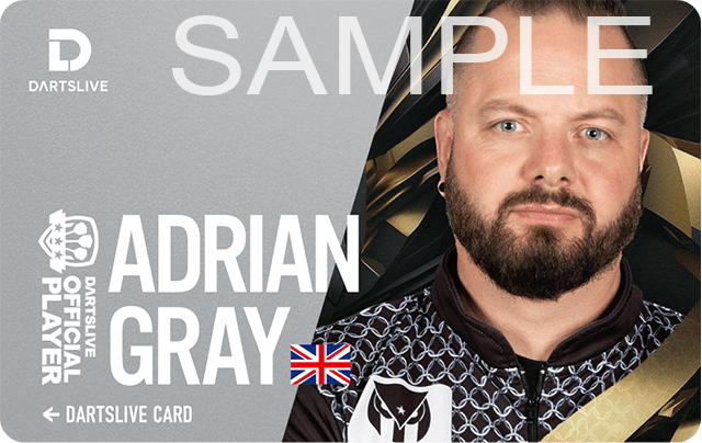 Adrian Gray DARTSLIVE CARD