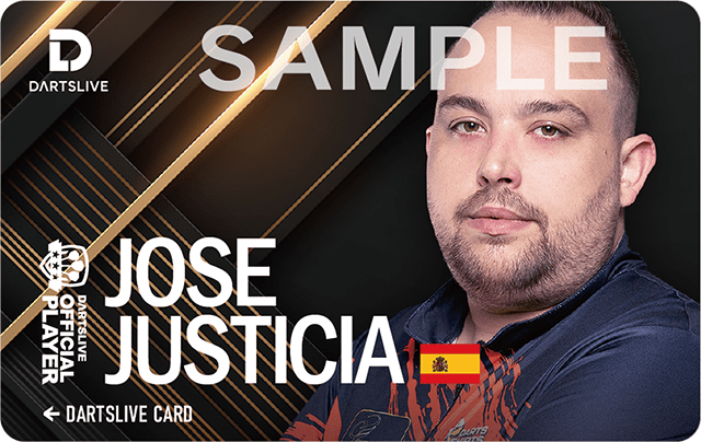 Jose Justicia DARTSLIVE CARD