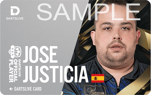 Jose Justicia DARTSLIVE CARD