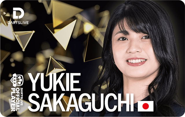 Yukie Sakaguchi 坂口 優希恵 DARTSLIVE CARD