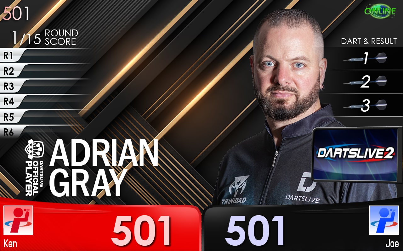 Adrian Gray DARTSLIVE THEME