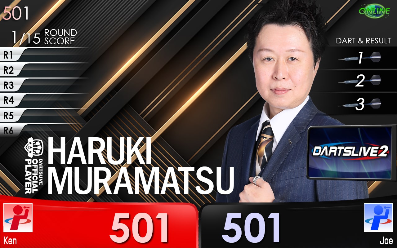 Haruki Muramatsu 村松 治樹 DARTSLIVE THEME