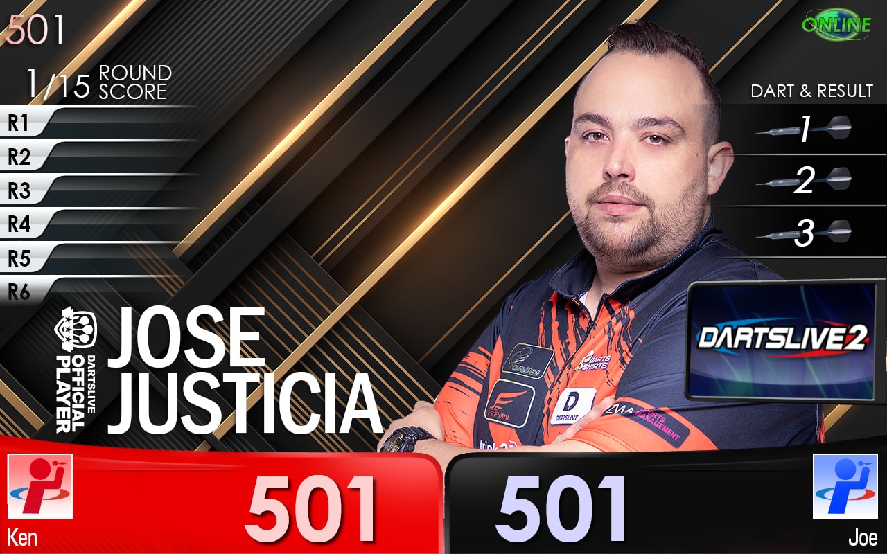 Jose Justicia DARTSLIVE THEME