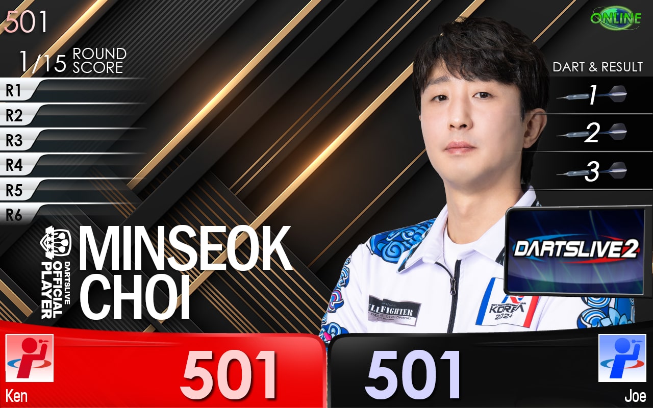 Minseok Choi DARTSLIVE THEME